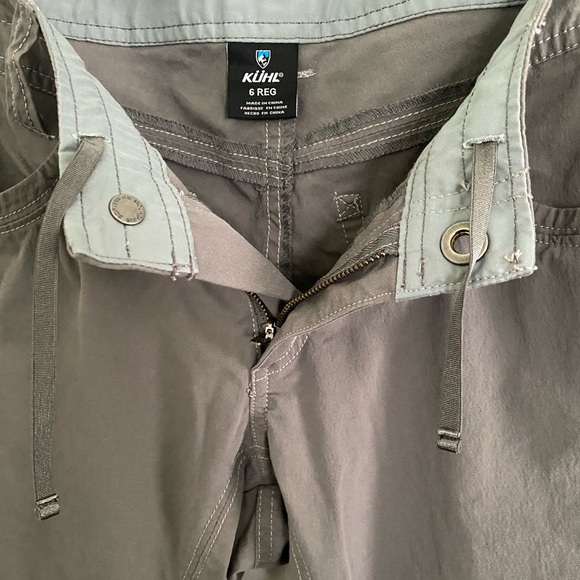 Kuhl Hiking Outdoor Gray Lightweight Pants  Women’s Size 6R - Picture 5 of 16